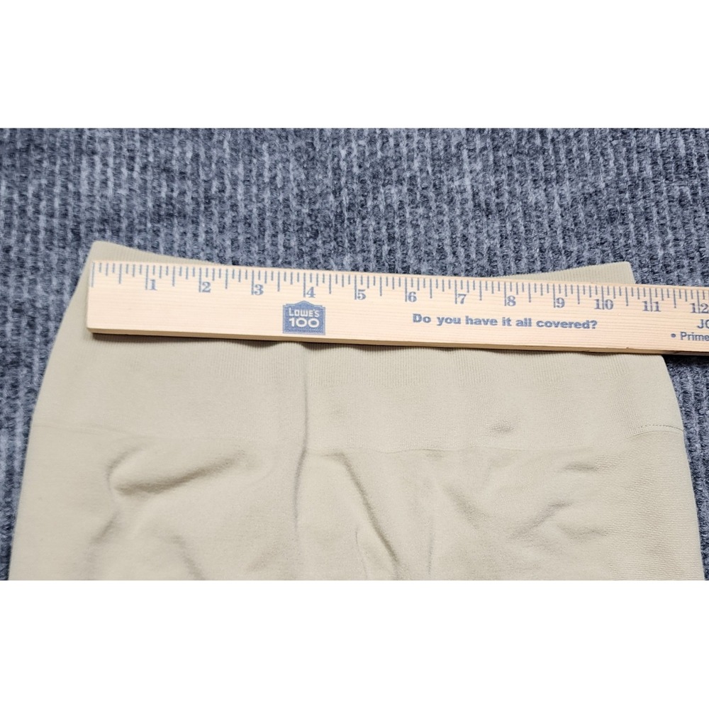 Alphalete Amplify Leggings Womens Small Beige‎ Tan High Waisted Scrunch Seamless - Picture 4 of 8